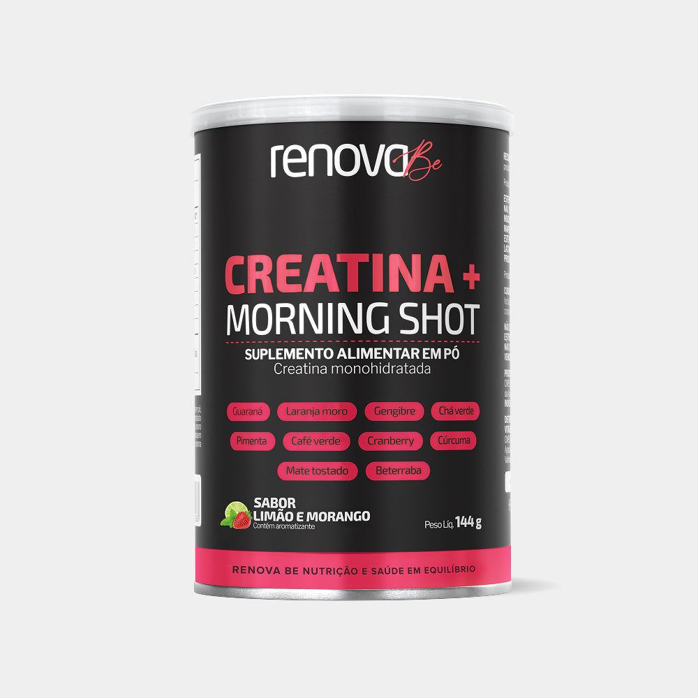 Creatina + Morning Shot - Limão e Morango