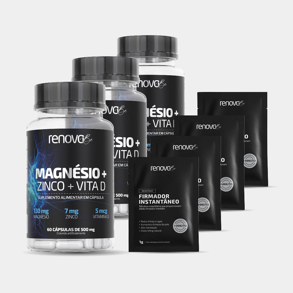 Magnésio com Zinco e Vitamina D