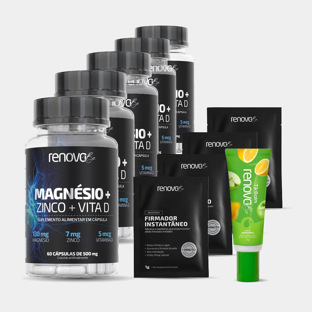 Magnésio com Zinco e Vitamina D
