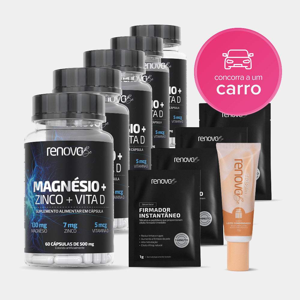 Magnésio com Zinco e Vitamina D