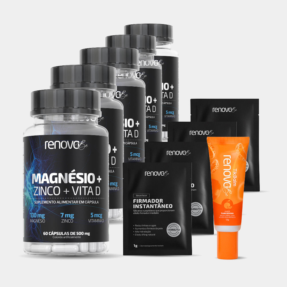 Magnésio com Zinco e Vitamina D