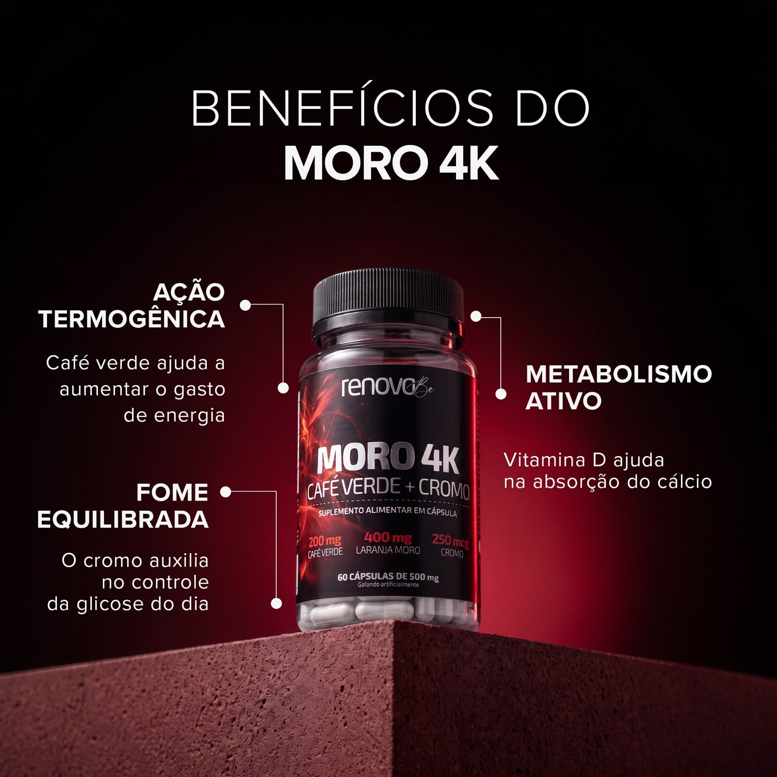 Moro 4K com Café Verde e Cromo