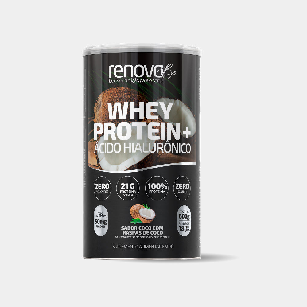 Whey Protein e Ácido Hialurônico - Coco