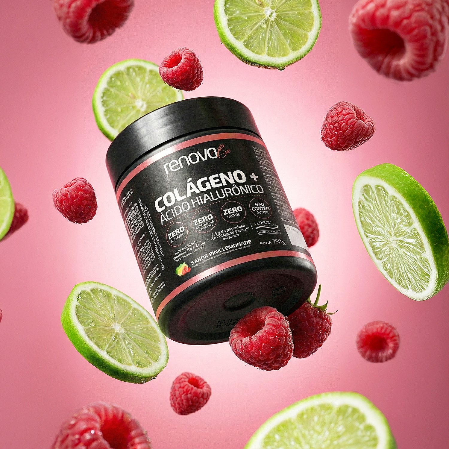 Colágeno Verisol® + Ácido Hialurônico - Pink Lemonade