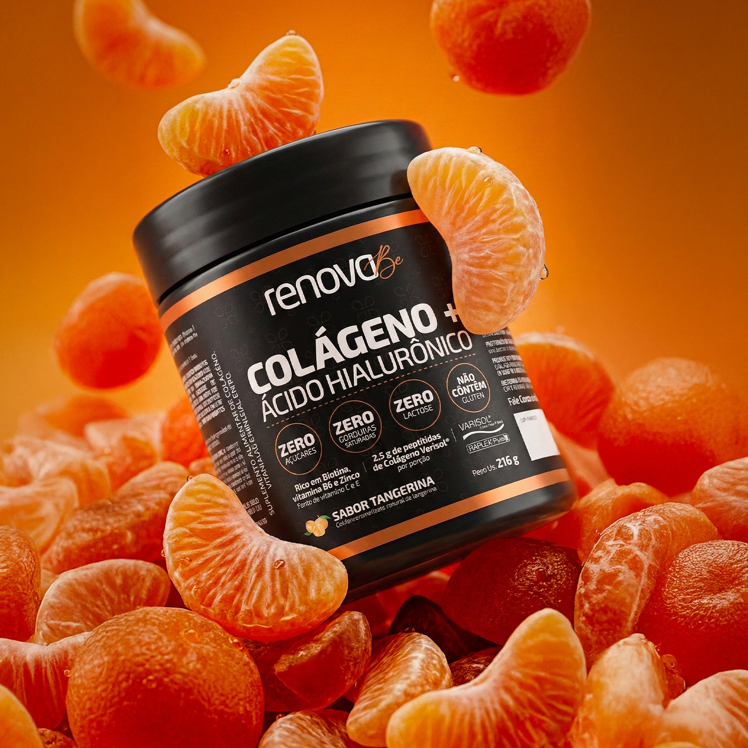 Colágeno Verisol® + Ácido Hialurônico - Tangerina