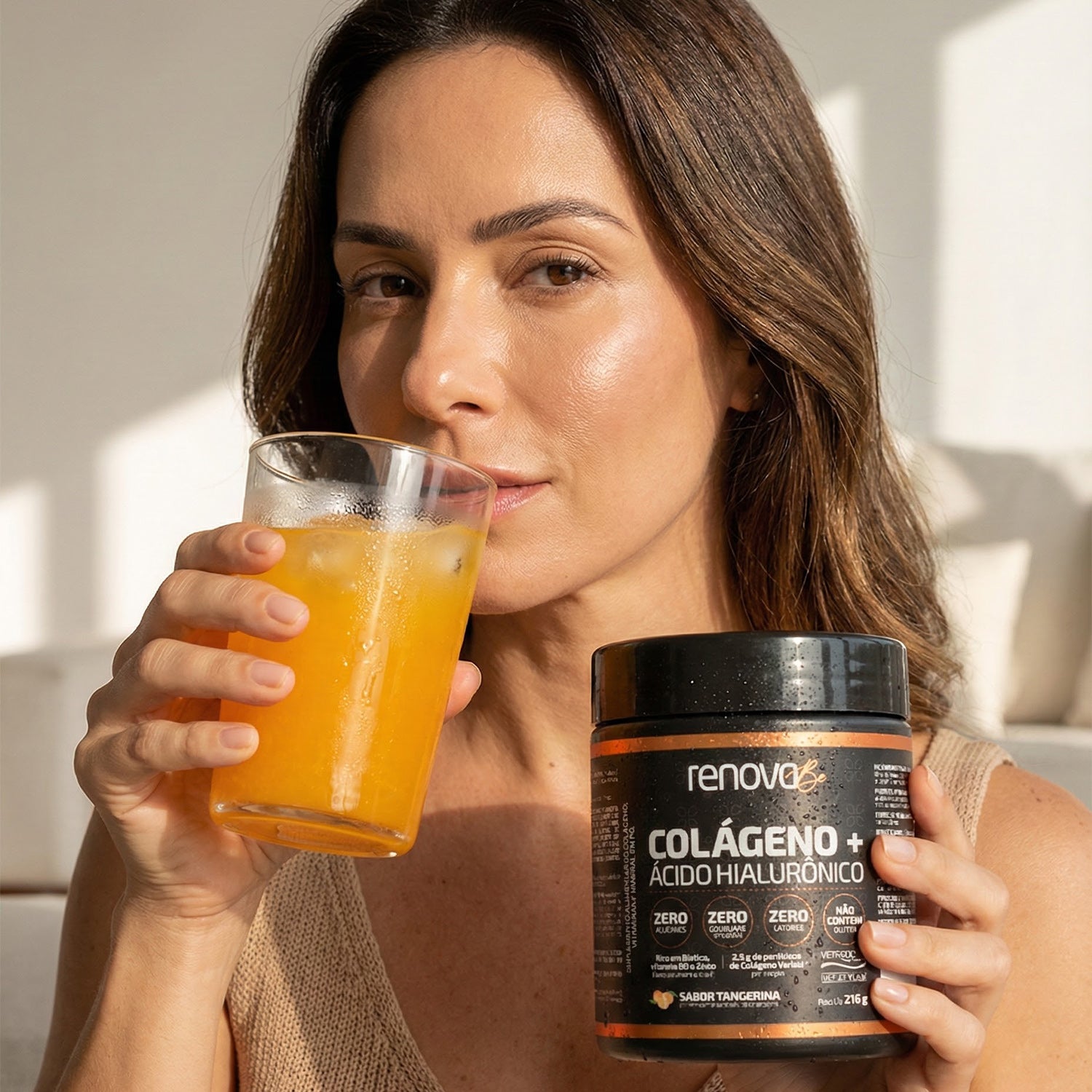 Colágeno Verisol® + Ácido Hialurônico - Tangerina