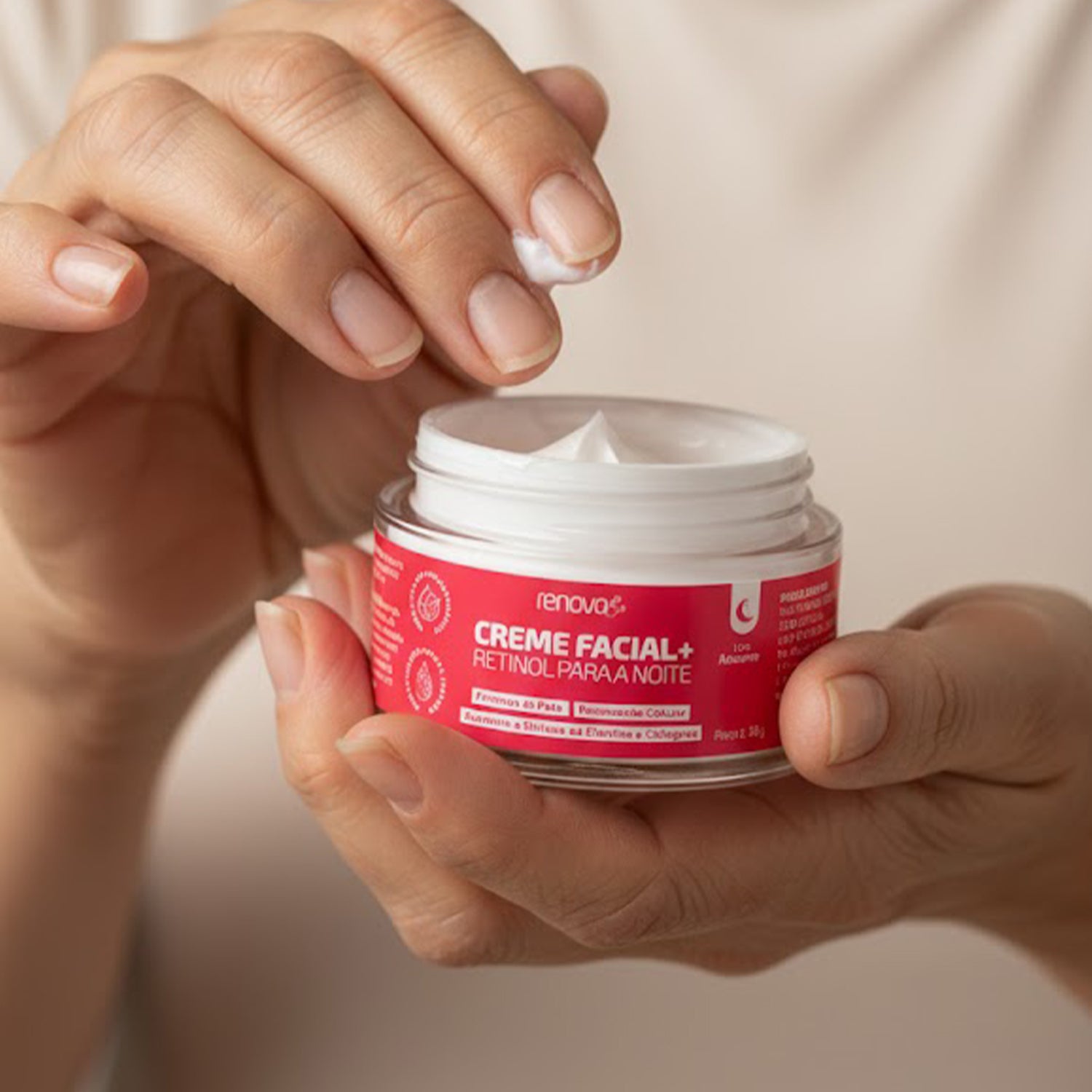 Creme Facial Retinol Para a Noite