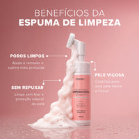 Espuma Suave de Limpeza Facial - Para Todos os Tipos de Pele