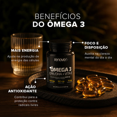 Ômega 3 + Vitamina E