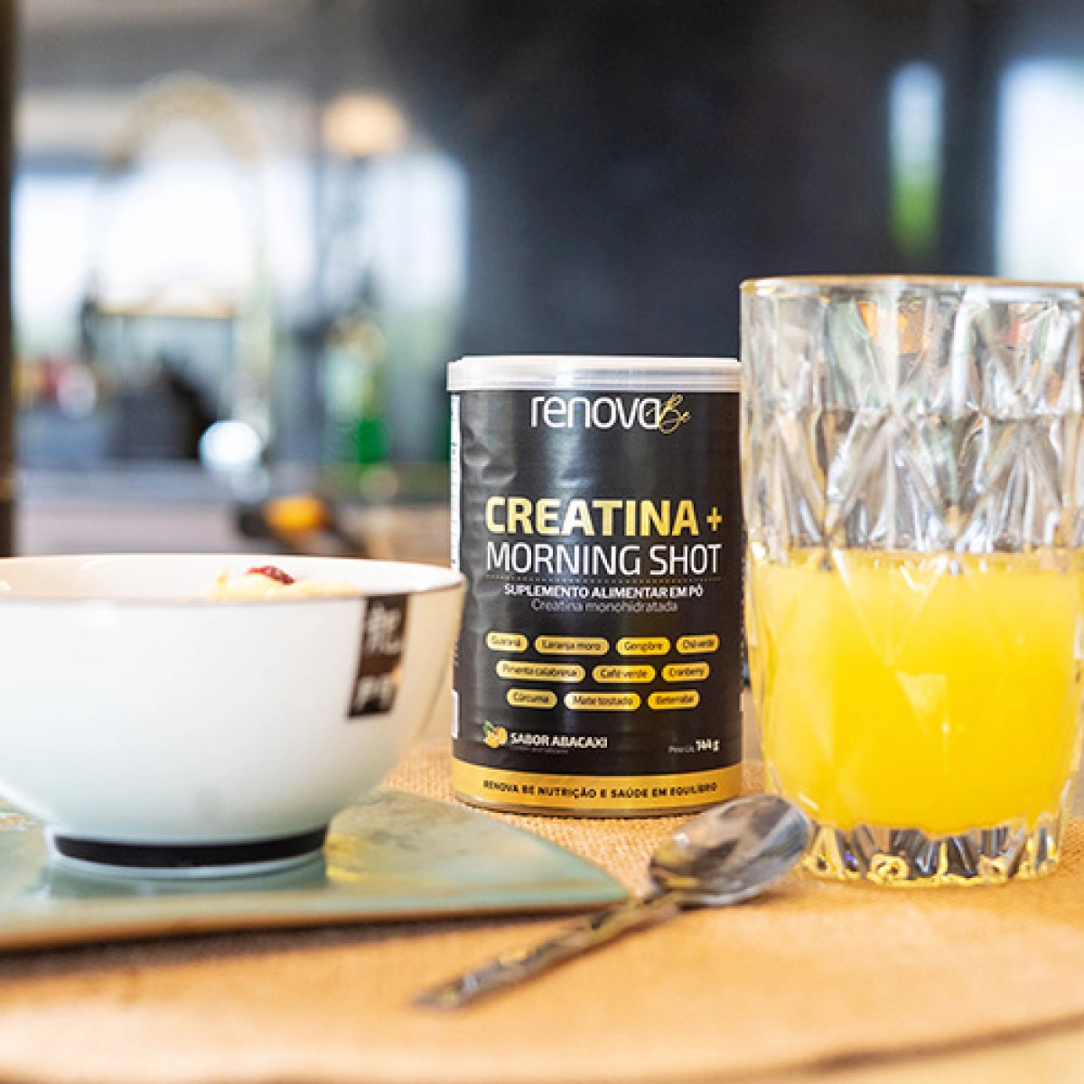 Creatina Morning Shot Renova Be - Sabor Abacaxi